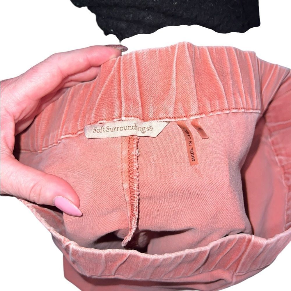 Soft Surroundings PXL Petite Coral Pull On Stretch Pants - Picture 8 of 10